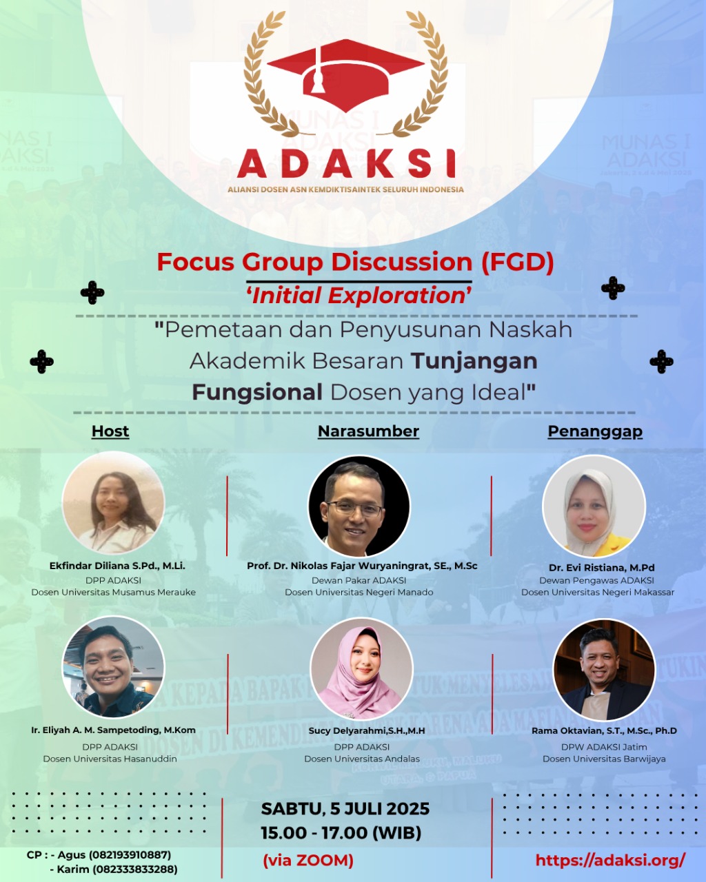 Focus Group Discussion (FGD) 'Pemetaan dan Penyusunan Naskah Akademik Besaran Tunjangan Fungsional Dosen yang Ideal'